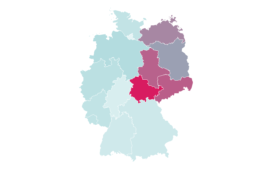 Affinity by region — Ella Endlich, Germany