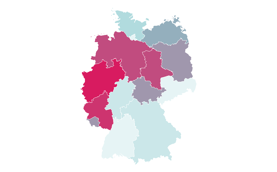 Affinity by region — Ellen Pompeo, Germany