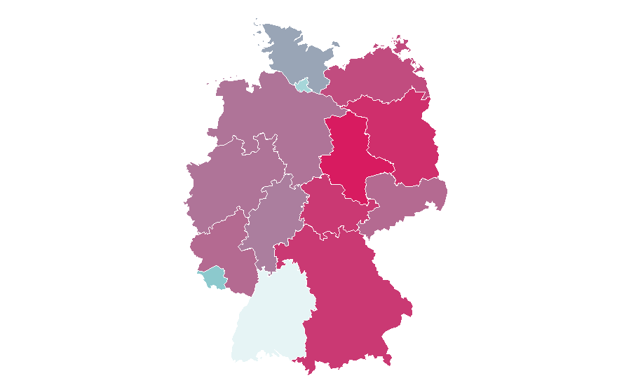 Affinity by region — Elsa Pataky, Germany