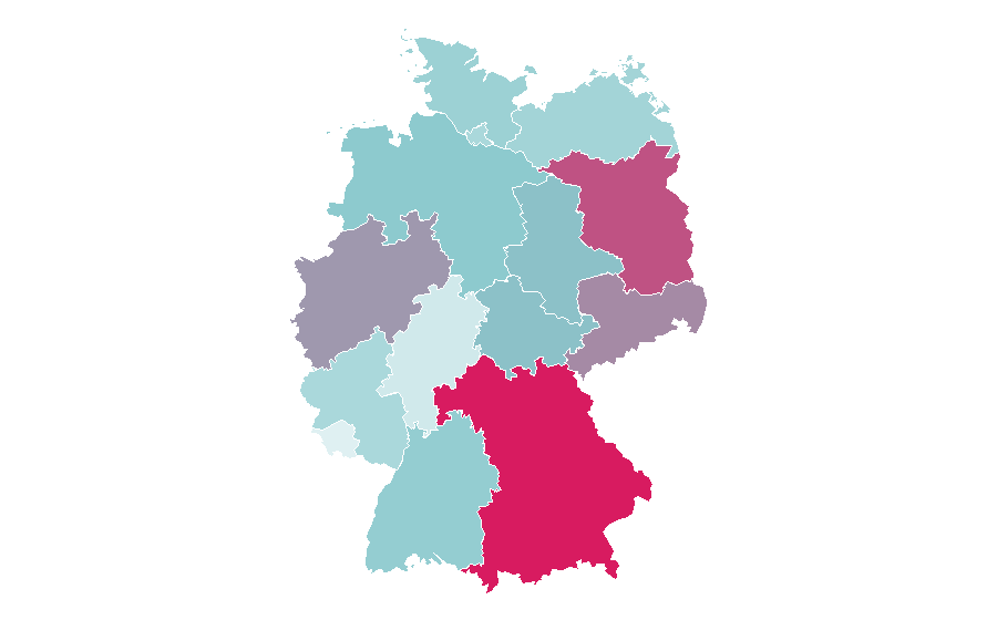 Affinity by region — Elyas M'Barek, Germany