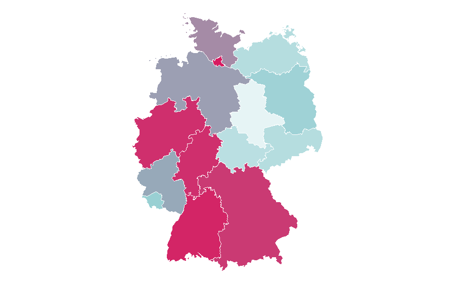Affinity by region — Emerald, Germany