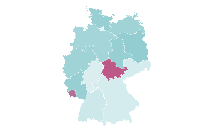 Affinity by region — Emergency service, Germany