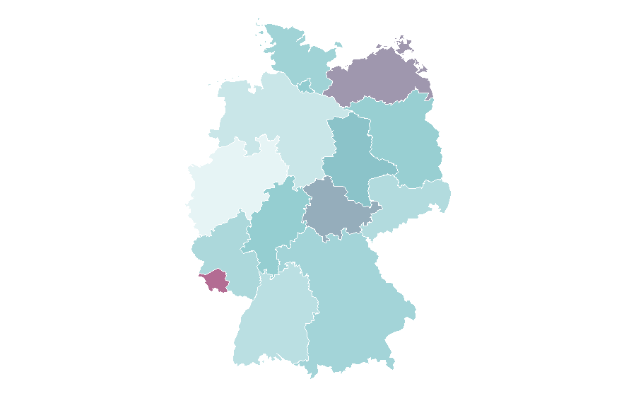 Affinità per regione — Emerging technologies, Germania