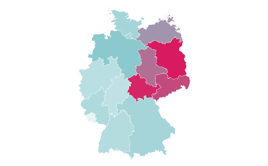 Affinity by region — Emilia Schüle, Germany