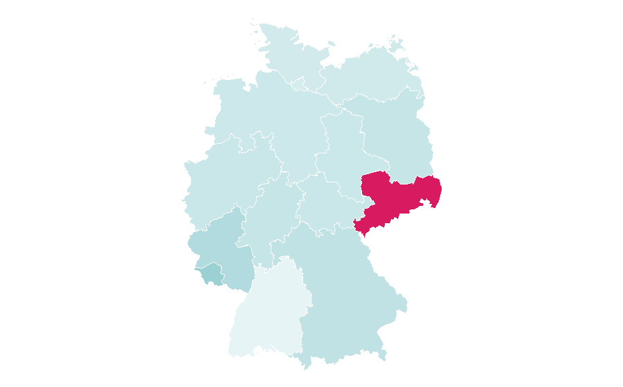 Affinity by region — Emmanuel Macron, Germany
