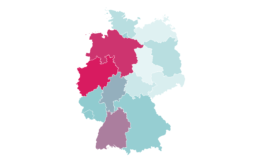 Affinity by region — Emo (music), Germany