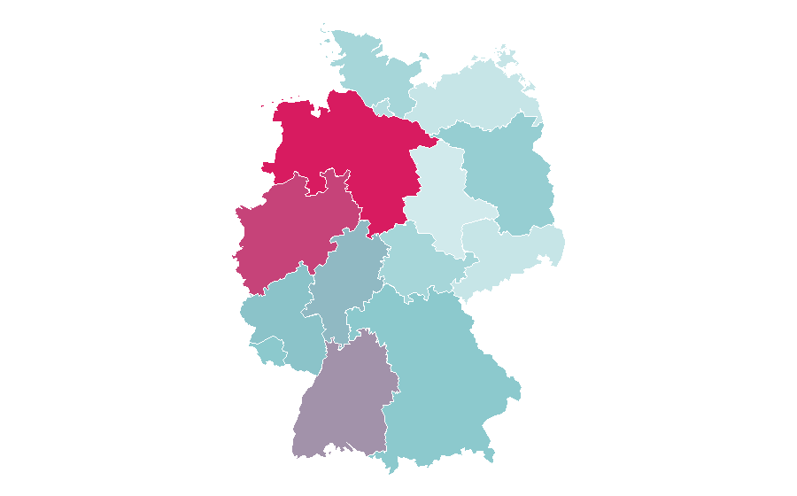 Affinity by region — Emo's, Germany