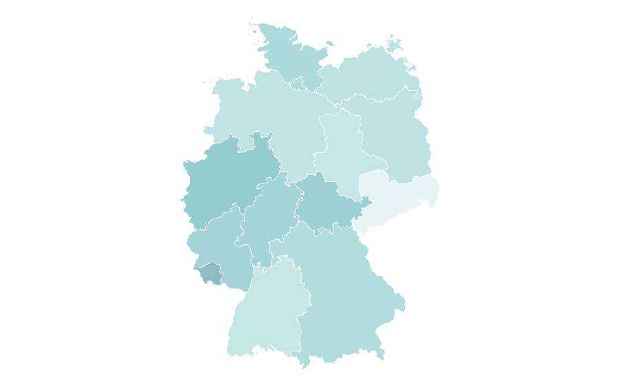 Affinity by region — Employee engagement, Germany