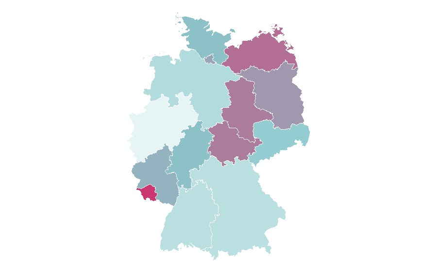 Affinity by region — Enduro motorcycle, Germany