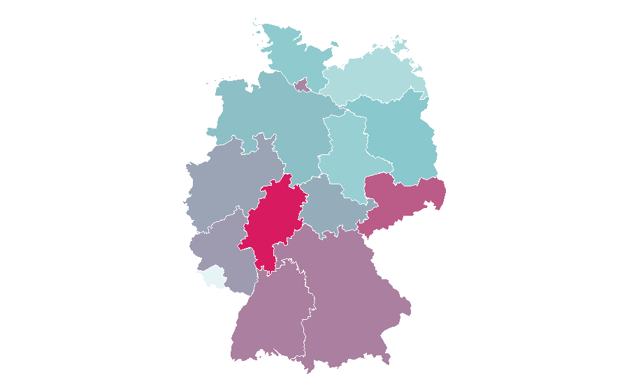 Affinità per regione — Engagement, Germania
