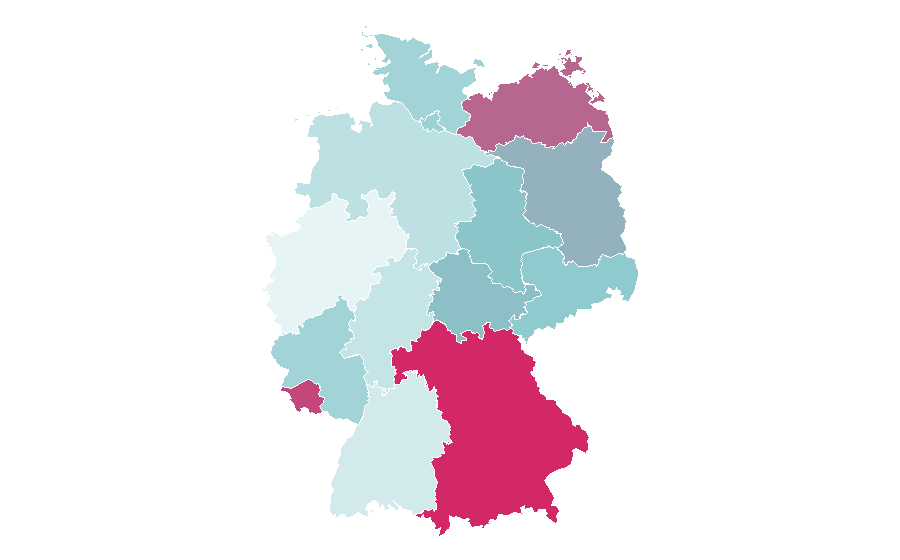 Affinità per regione — Engine tuning, Germania