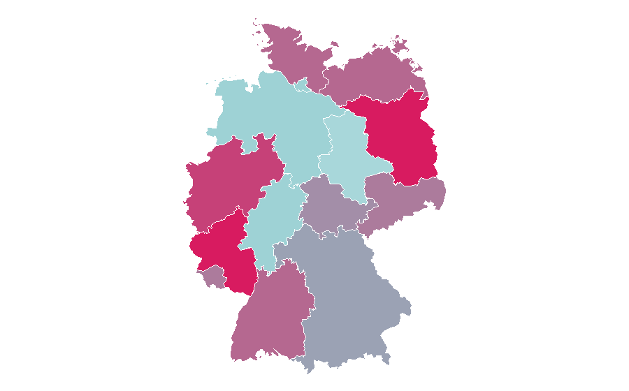 Affinity by region — England national football team, Germany
