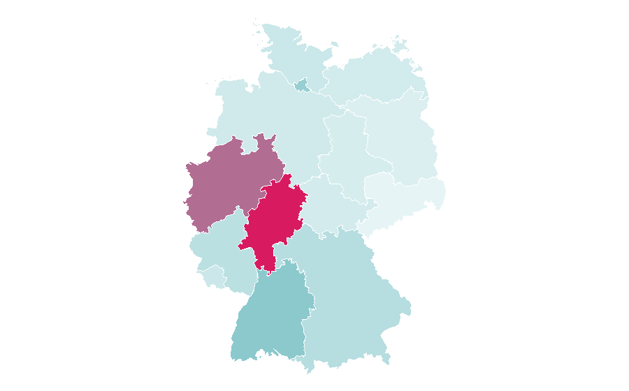 Affinity by region — English Home, Germany