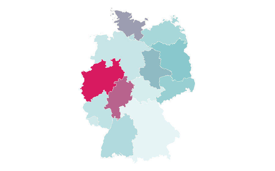 Affinity by region — Enhypen, Germany