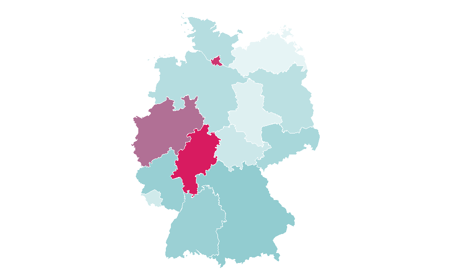 Affinity by region — Enterprise, Alabama, Germany