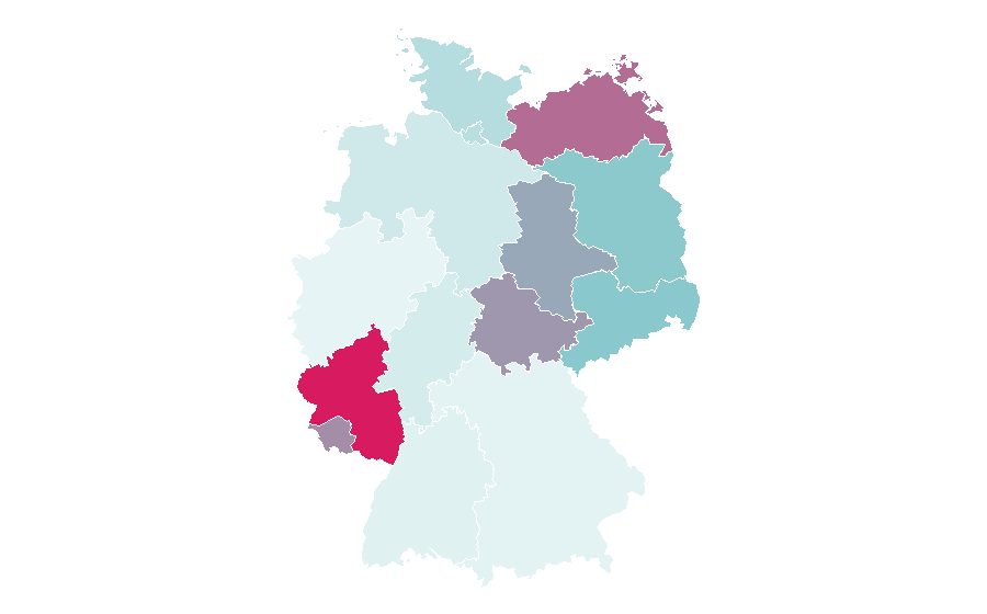 Affinity by region — Environmental degradation, Germany