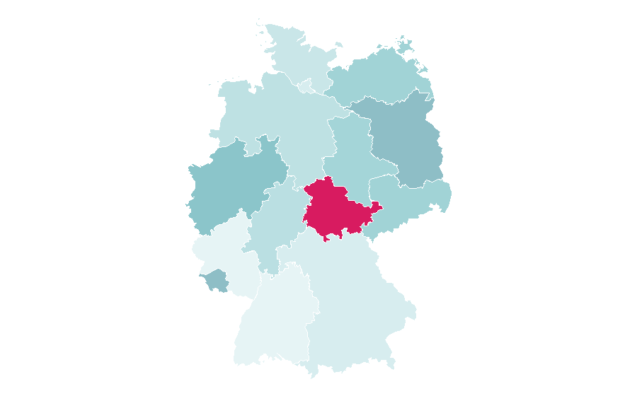 Affinity by region — Environmental issue, Germany