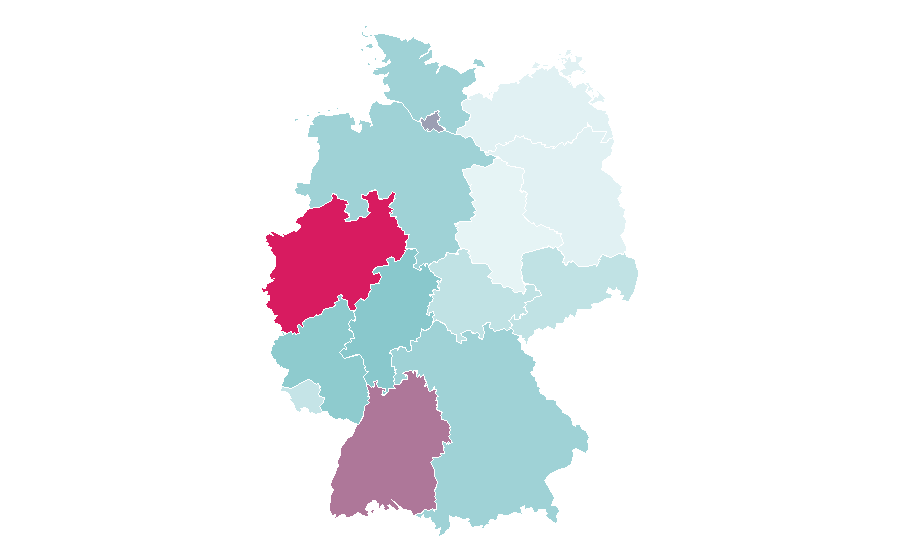 Affinity by region — Epilator, Germany