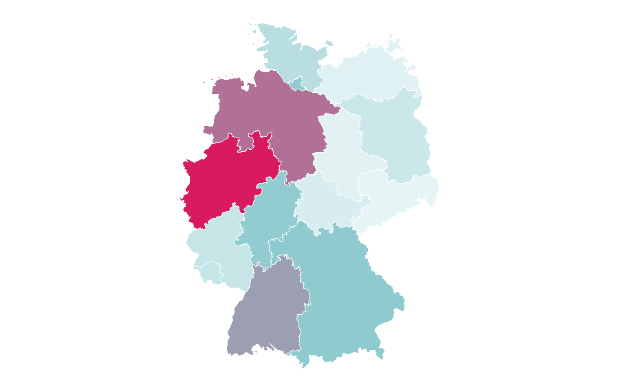 Affinity by region — Epimedium, Germany