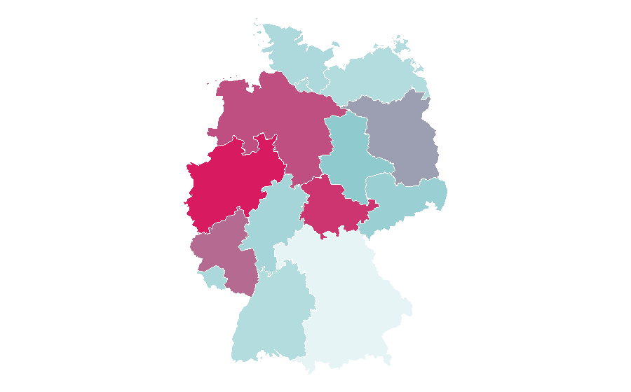 Affinity by region — Eprimo, Germany