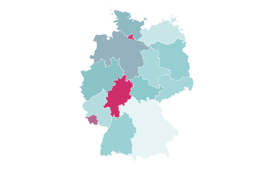 Affinity by region — Equal opportunity, Germany