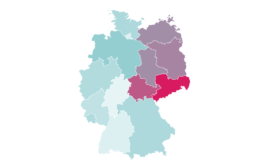 Affinity by region — Er ist wieder da, Germany