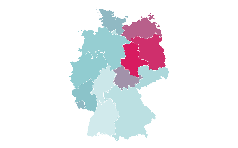 Affinity by region — Eric Bana, Germany