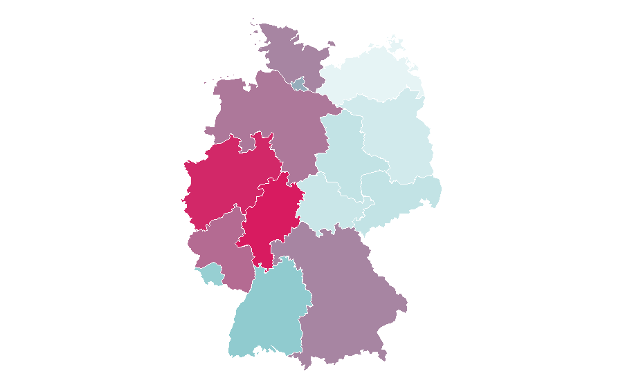 Affinity by region — Erin Moriarty, Germany