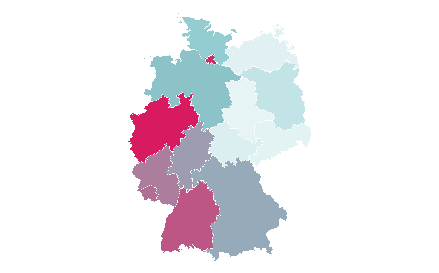Affinity by region — Es Trenc, Germany
