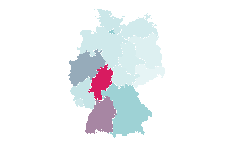 Affinity by region — Etstur, Germany