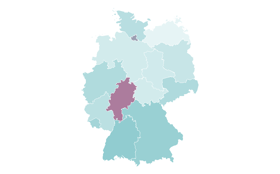 Affinity by region — Euronews, Germany