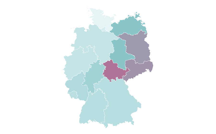 Affinity by region — European Commission, Germany
