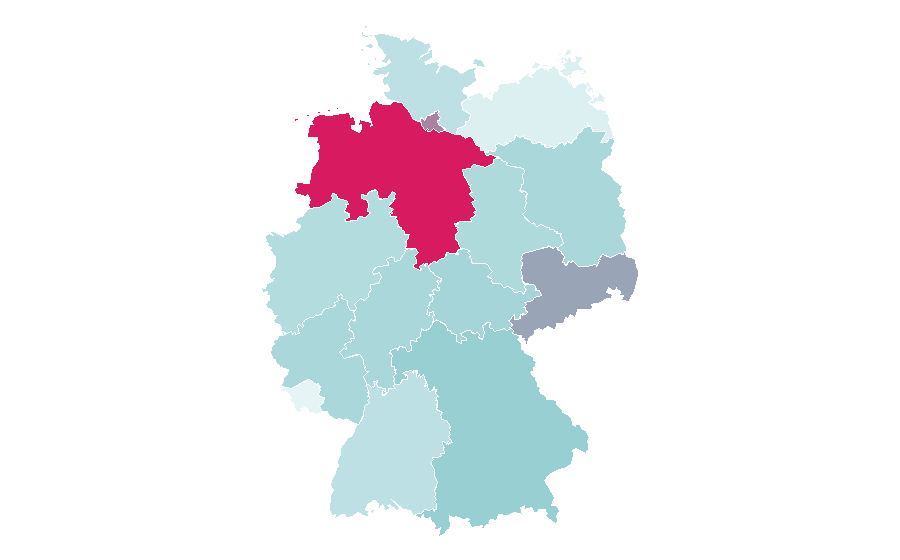 Affinity by region — European driving licence, Germany
