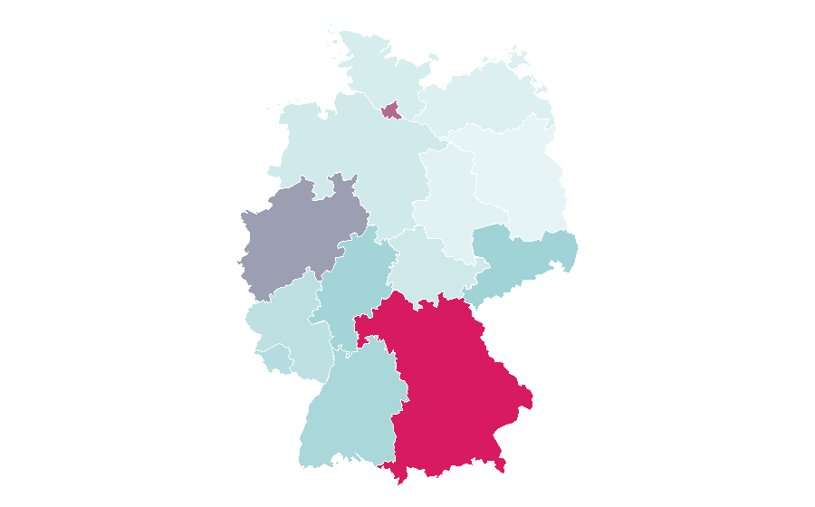 Affinity by region — European Outdoor Film Tour (E.O.F.T.), Germany