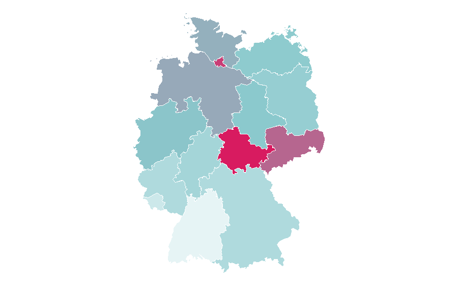 Affinity by region — Eurythmics, Germany