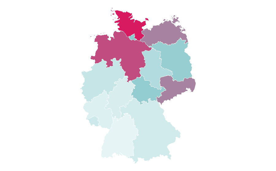Affinity by region — Eva Herman, Germany