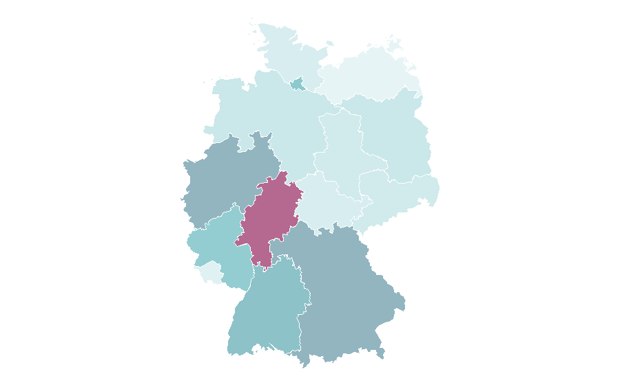 Affinity by region — Eva Mendes, Germany