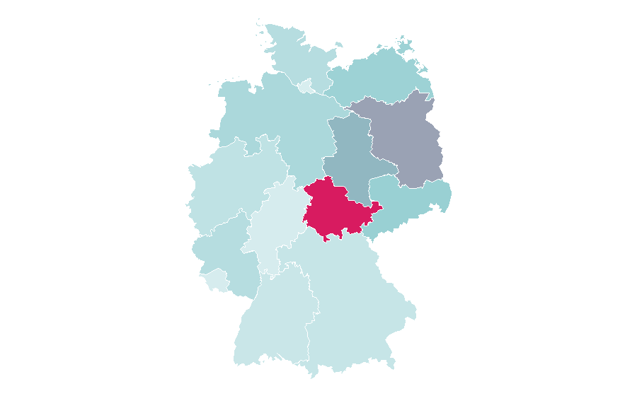 Affinity by region — Eva Padberg, Germany