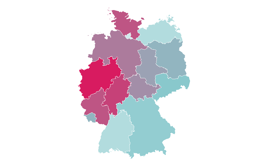 Affinity by region — Evangeline Lilly, Germany