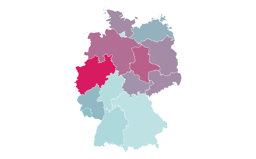 Affinity by region — Evelyn Burdecki, Germany