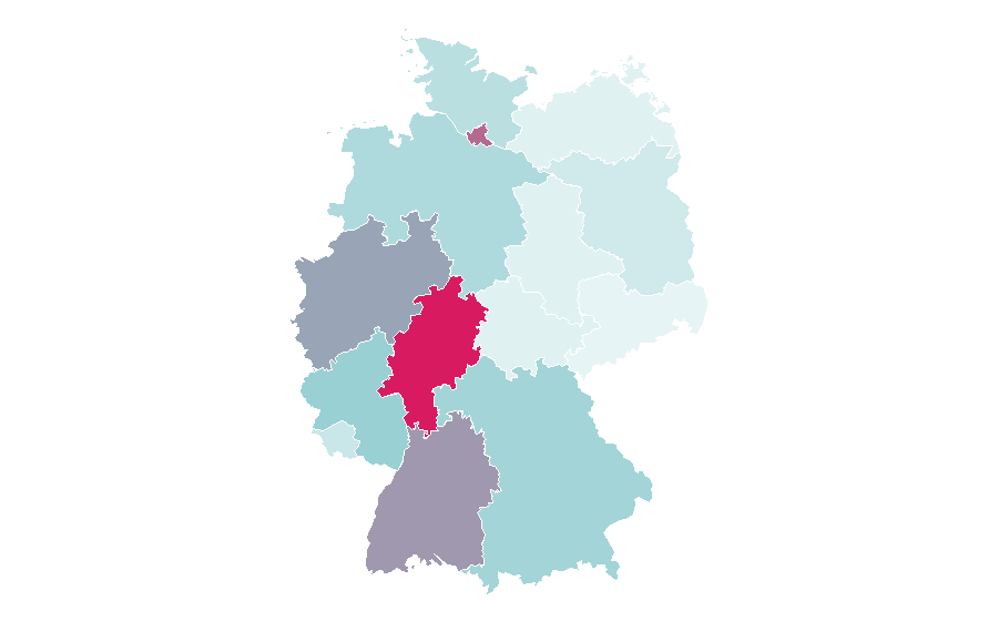 Affinità per regione — Event management, Germania