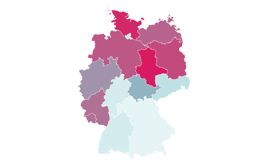 Affinité par région — Everwood, Allemagne