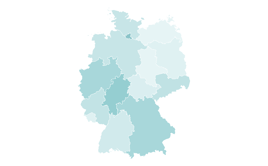 Affinity by region — Ex Machina (comics), Germany