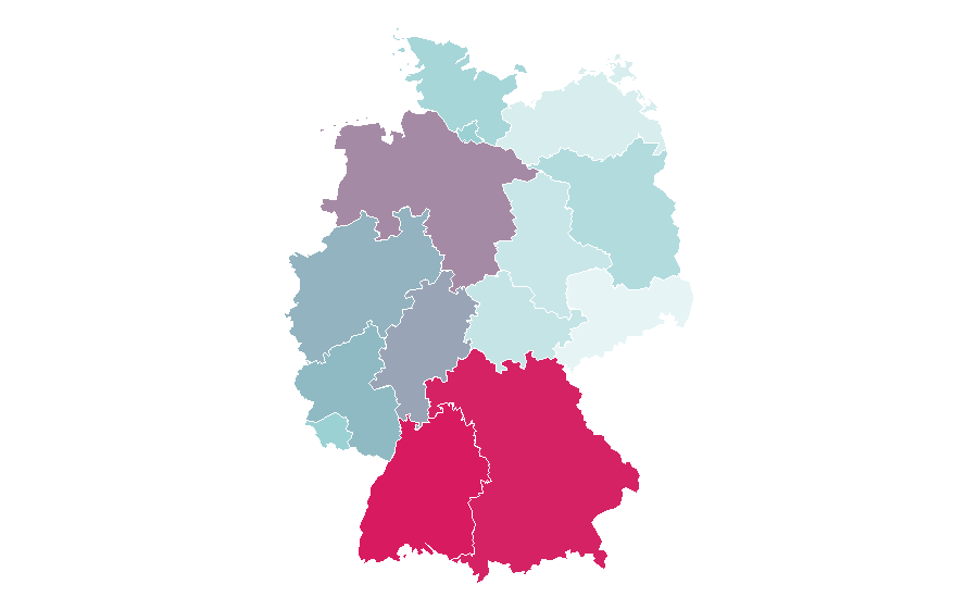 Affinity by region — Exercise equipment, Germany