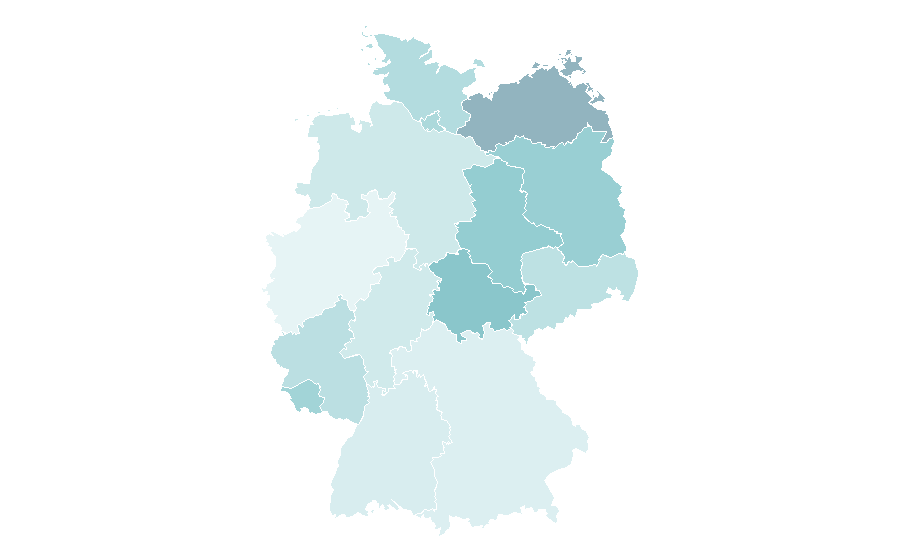Affinity by region — Experimental music, Germany