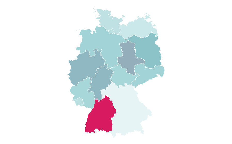 Affinity by region — Extinction, Germany
