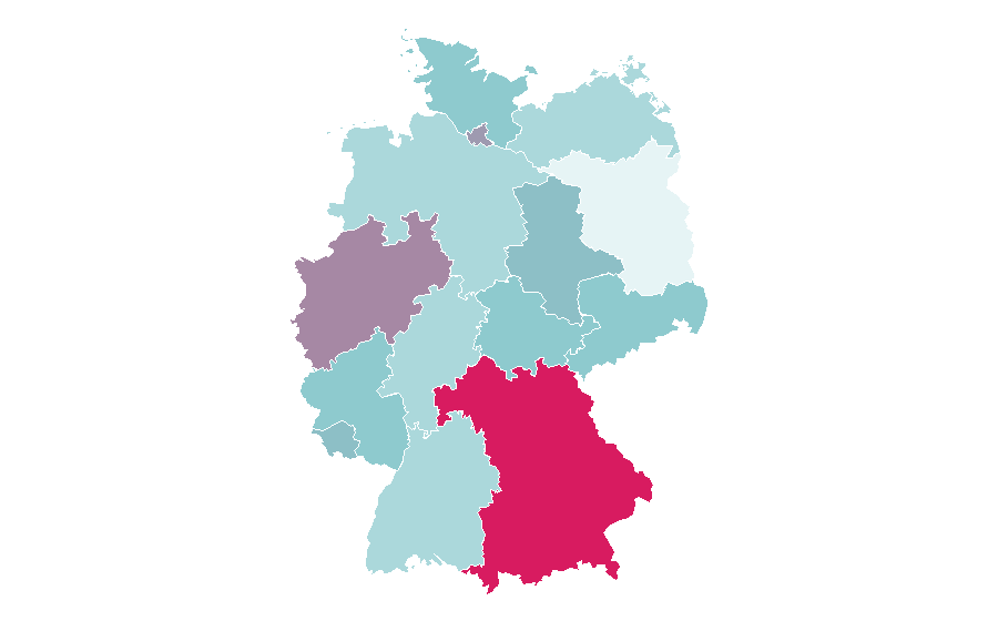 Affinity by region — Extraterrestrial life, Germany