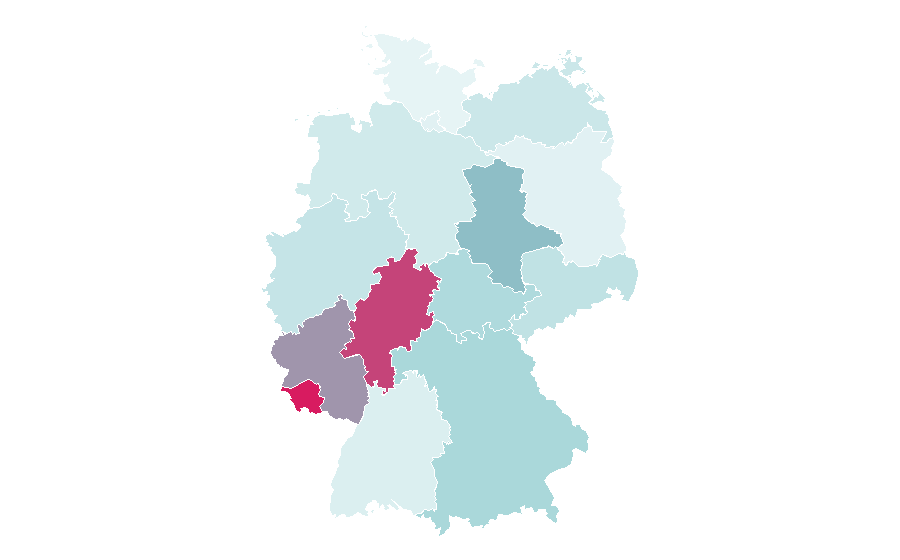 Affinity by region — Extreme, Germany