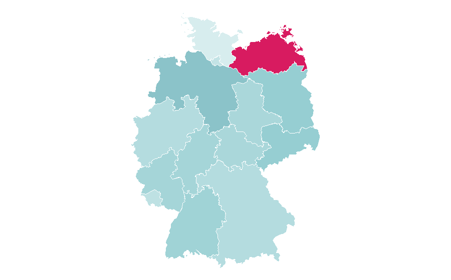 Affinity by region — Eyeglass prescription, Germany