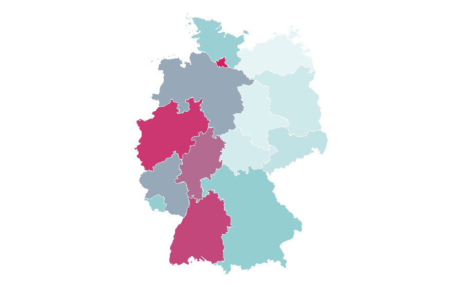 Affinity by region — Eyelid, Germany